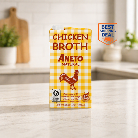 Aneto Chicken Broth 33.8oz (1L)