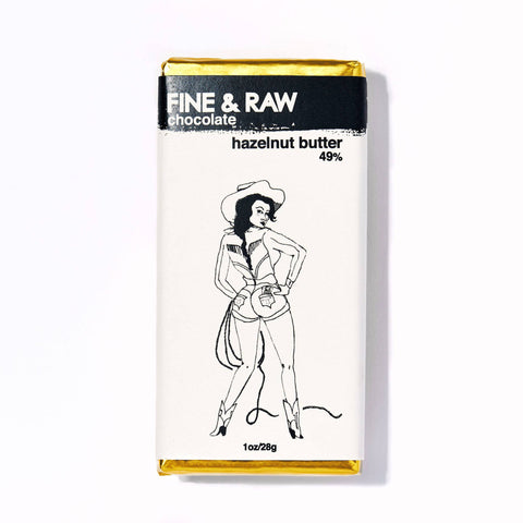 Fine & Raw 1 oz. Brooklyn Bonnie - Hazelnut Butter Bar