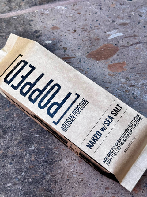 Naked W/ Sea Salt Artisan Popcorn