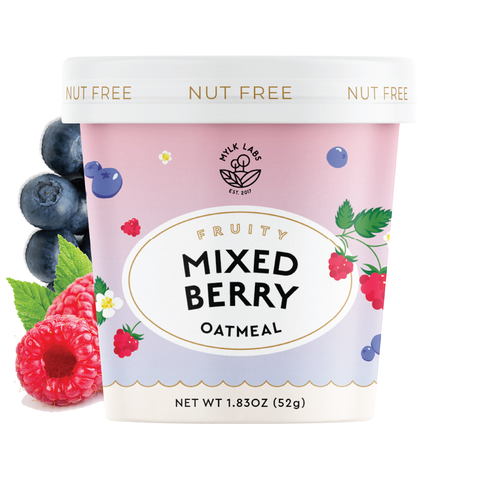 Nut-Free Mixed Berry Oatmeal Cup
