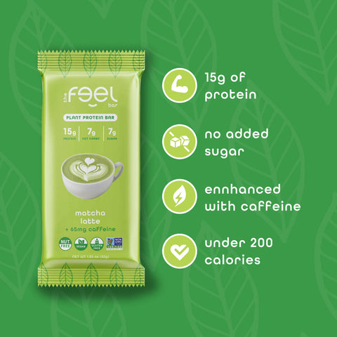 Feel Bars - Matcha Latte (Caffeinated)