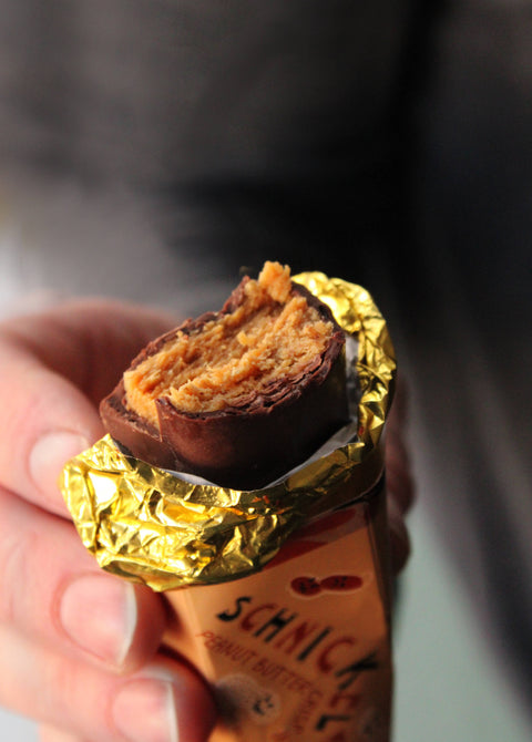 Schnickelfritz: Peanut Butter Crisp Candy Bar (vegan)