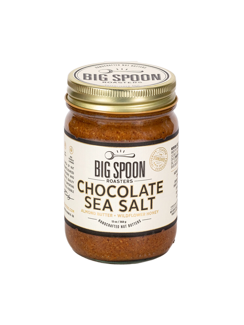 Big Spoon Chocolate Sea Salt Almond Butter 13 oz Jar
