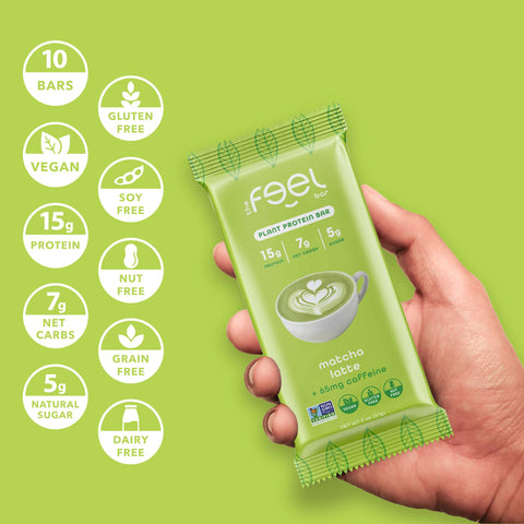 Feel Bars - Matcha Latte (Caffeinated)