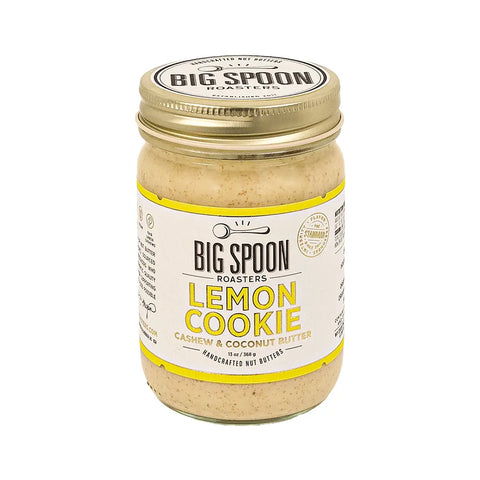 Big Spoon Lemon Cookie Cashew & Coconut Butter 13 oz Jar