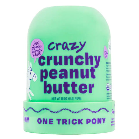 Crazy Crunchy Organic All Natural Peanut Butter - 16oz Jar
