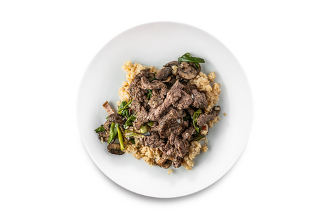 Beef & Wild Mushroom Sauté