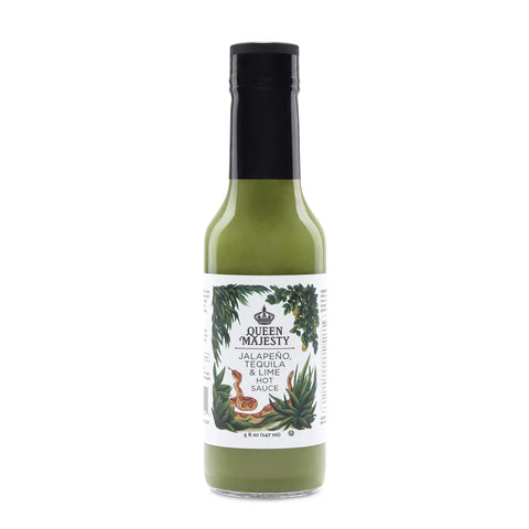 Queen Majesty Jalapeño Tequila & Lime Hot Sauce 5oz.