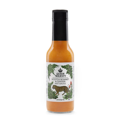Queen Majesty Scotch Bonnet & Ginger Hot Sauce 5oz.
