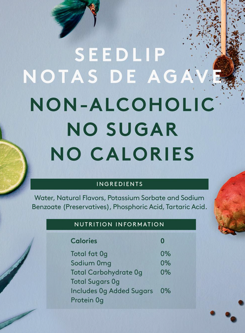 Seedlip Notas De Agave Non-Alcoholic Spirit