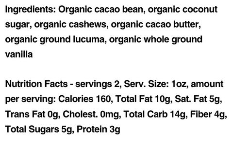Fine & Raw Chocolate Bar-Cashew Butter