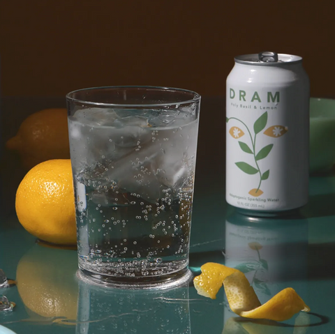 Dram Holy Basil & Lemon Adaptogenic Sparkling Water