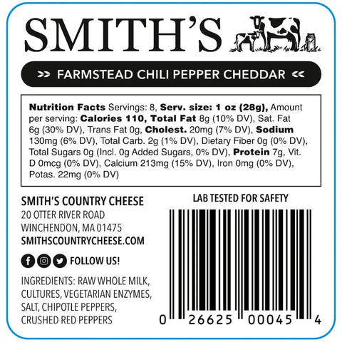 Smith's Chili Pepper Cheddar Cheese