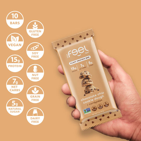Feel Bars-Chocolate Chip Cookie Dough