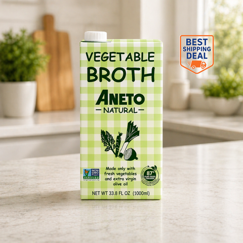 Aneto Vegetable Broth 33.8oz (1L)