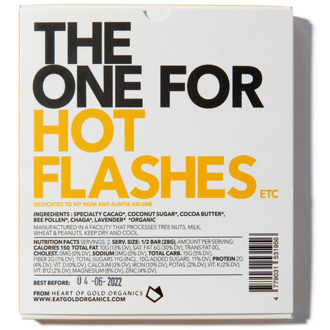 Eat Gold: Menopausal Goddess A Functional & Delicious Chocolate Bar