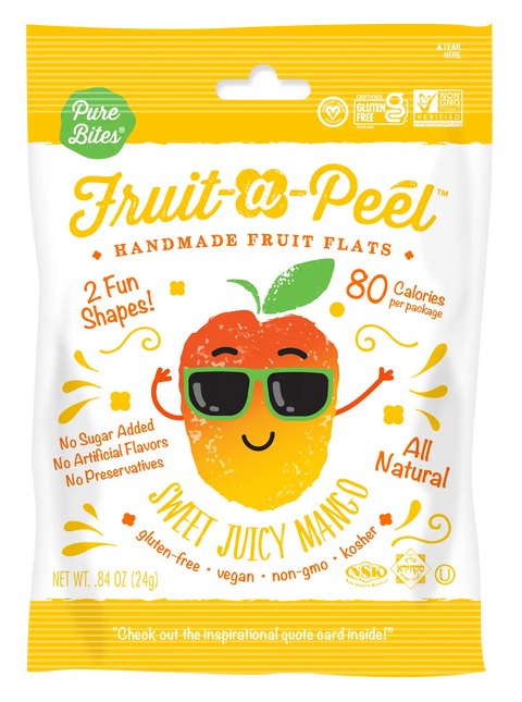 Fruit-a-Peel Sweet Juicy Mango Fruit Flats