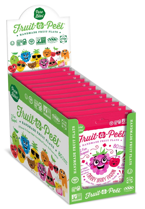 Fruit-a-Peel Cherry Berry Fusion Fruit Flats