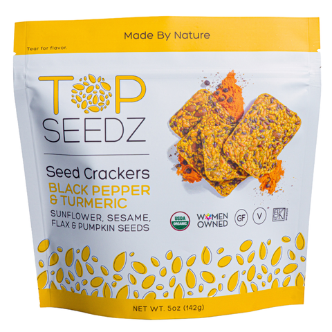 Black Pepper & Turmeric Crackers 5oz