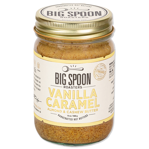 Vanilla Caramel Almond & Cashew Butter: 13 oz Jar